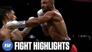 Kell Brook Highlight Reel KO of Amir Khan Ends Rivalry in 6th Round  FIGHT HIGHLIGHTS [upl. by Laveen]