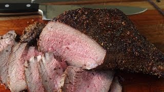 Four Peppercorn Roast Tri Tip of Beef  Roast Beef with Garlic Peppercorn Crust  Holiday Roast [upl. by Aneel621]