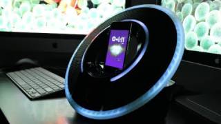 Review Tron Light Disc Audio Dock [upl. by Ahsitam]