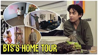 BTSs Home Tour Jimin V Jungkook RM JHope [upl. by Ellimaj397]