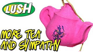 LUSH  MORE TEA AND SYMPATHY Bath Bomb  Mothers Day 2019 SRING DEMO amp REVIEW Underwater View [upl. by Ratep404]