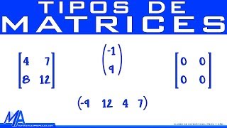 Tipos de matrices [upl. by Idissak]