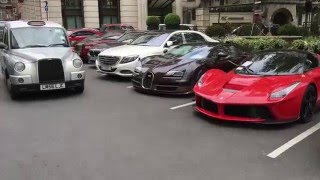 Dorchester Hotel Mayfair  Supercars [upl. by Ahsilahk]