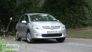 Toyota Auris review  CarBuyer [upl. by Ymmas651]