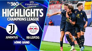 HIGHLIGHTS JUVENTUS VS RB LEIPZIG VLAHOVIC TỎA SÁNG JUVE NGƯỢC DÒNG NGOẠN MỤC  CHAMPIONS LEAGUE [upl. by Gregson]