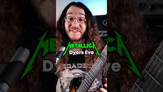 Metallica  Dyers Eve guitar metal thrashmetal [upl. by Arzed]