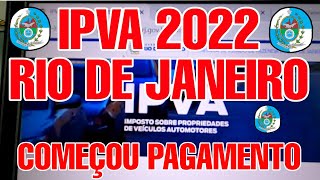 IPVA 2022 RJ COMO PAGAR  COMO EMITIR IPVA 2022 RJ  COMO PARCELAR IPVA 2022 RJ RIO DE JANEIRO [upl. by Nelubez]