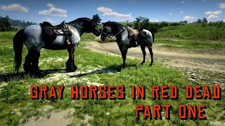 Gray amp Silver Horses in Red Dead Part One [upl. by Welcher]