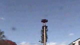 Federal signal sth10 high powered sirenWilmington Manor Fire siren 110908 [upl. by Jet]