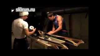 Legkov and Chernousov waxing skis before Sochi 2014 [upl. by Bradney]