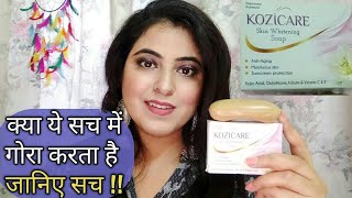 Kozicare skin whitening soap Review  Glutathione Fairness Bath soap [upl. by Dorca]