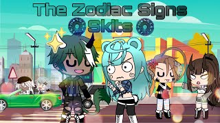 Zodiac Signs II Skits part 2  bonus skit II Gacha Life II ⚠ cuss warning ⚠ [upl. by Laux]