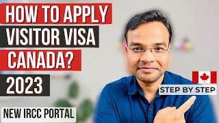 HOW TO APPLY CANADA VISITOR VISA IN 2023 USING NEW IRCC PORTAL  PARENTS  STEPBYSTEP GUIDE [upl. by Aivon]