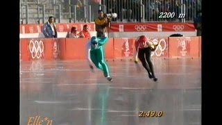 Winter Olympic Games Albertville 1992  3 km Hunyady  Warnicke [upl. by Nnaj]