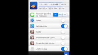 iCleaner Pro TWEAK Cydia ios 7 Jailbreak [upl. by Ecnarolf775]