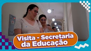 VISITA  SECRETARIA DA EDUCAÇÃO [upl. by Tiler]