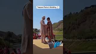 Did Taapsee Pannu REALLY Get Married See Alleged Wedding Video with Mathias Boe TaapseePannu [upl. by Eisele181]