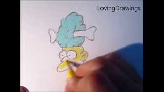 Simpsons XXL Special Learn to draw Sideshow Mel [upl. by Alyda774]