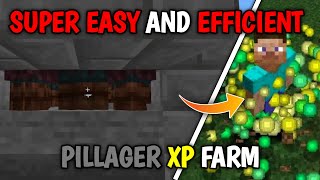 SUPER EASY AND EFFICIENT PILLAGER XP FARM  MINECRAFT JAVA EDITION PC X box  1204  TUTORIAL [upl. by Idoux894]