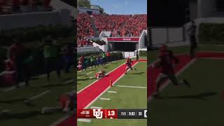 Watch this Utah TD catch before halftime collegefootball football ncaafootball collegegame [upl. by Apps]