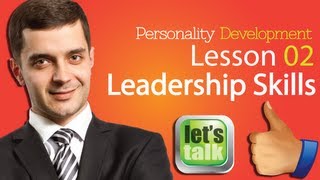 Personality Development Skills Chapter 02  Leadership Skills [upl. by Urien611]