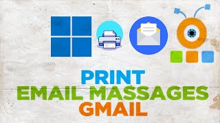 How To Print Email Messages In Gmail [upl. by Annoeik]