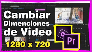 Como Cambiar Dimensiones de Video en Premiere  Redimencionar video [upl. by Uela830]