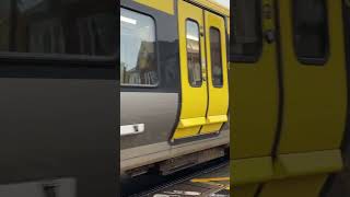 Merseyrail Train on a Level Crossing at Birkdale Station train subscribe shorts [upl. by Devon]