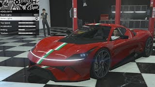 GTA 5  DLC Vehicle Customization  Grotti Furia and Review [upl. by Aisset209]