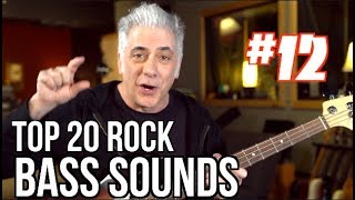 TOP 20 ROCK BASS SOUNDS OF ALL TIME [upl. by Dinnage]