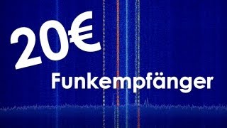 20 € Funkempfänger  SDR mit dem DVBT Stick RTL2832U RTL SDR [upl. by Staw]