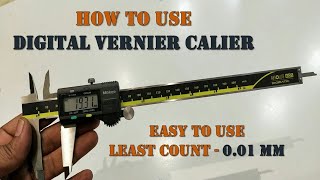 HOW TO USE DIGITAL VERNIER CALIPER  IN HINDI [upl. by Gebler]