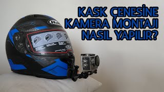 Kask Çenesine Kamera Nasıl Takılır [upl. by Florentia]