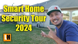 Smart Home Security Tour 2024 lifehackster [upl. by Ettevahs]