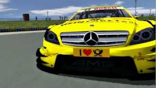 GR DTM Oschersleben 2013  Highlights rFactor HD [upl. by Demahum]