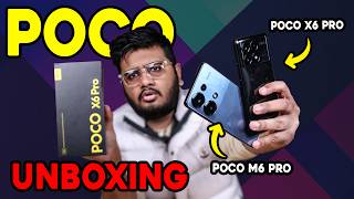 Poco M6Pro And X6 Pro Unboxing [upl. by Alemaj534]