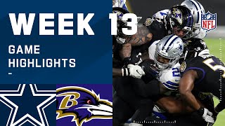 Cowboys vs Ravens Week 13 Highlights  NFL 2020 [upl. by Sheree47]