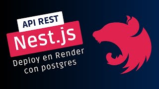 Curso completo de NEST JS Deploy en Render con Postgres [upl. by Dnumsed535]