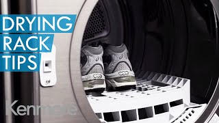 Laundry Tips Installing and Using The Drying Rack  Kenmore Dryers [upl. by Narual]