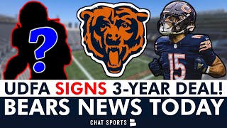 🚨NEWS Chicago Bears Sign UDFA To 3Year Contract  Rome Odunze Says Bears Offense Has “No Limit” [upl. by Nosle]