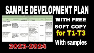 eSAT and Development Plan SY 20232024 [upl. by Hands]