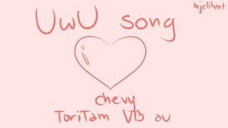 UWU song by Chevy Animatic EllsworldToriTamVolleyball AU [upl. by Irpak]