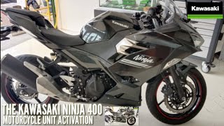 NINJA 400 KAWASAKI mc unit activation  F P C™ [upl. by Annaeirb]