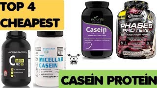 Top 4 Cheapest Casein Protein Supplement in India  Which one should I review [upl. by Azirb364]