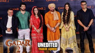 UNEDITED  Gadar 2 Trailer Launch  Sunny Deol Ameesha Patel Utkarsh Sharma Anil Sharma [upl. by Ocinemod]