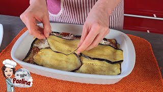 PARMIGIANA DI MELANZANE Ricetta della vera parmigiana di melanzane Come fare la parmigiana [upl. by Attaynek]