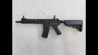 Airsoft Matrix SampT M4 AR15 Keymod GBB Rifle [upl. by Lledra]