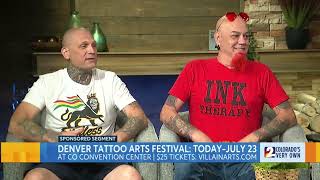 Villain Arts MC DrBlasphemy and InkMaster Kyle Dunbar Live on Great Day Colorado GDC Network News [upl. by Elatnahc437]