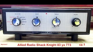 Allied Radio Shack Knight 83 yx 773  cz 1 Nr 225 [upl. by Ailatan]