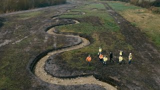 Renaturation du ruisseau de Marcé  trophée national génie écologique 2022 [upl. by Anih]